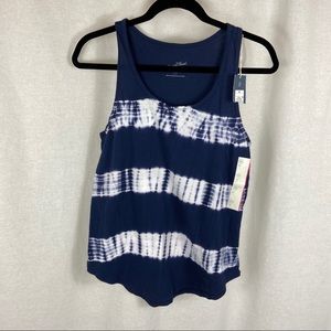 Tank size XS tie die style cotton